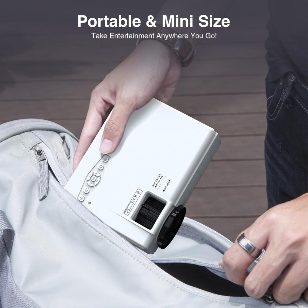 [Netflix Officially Licensed] PANSEBA Smart Mini Projector with 5G WiFi and Bluetooth 6